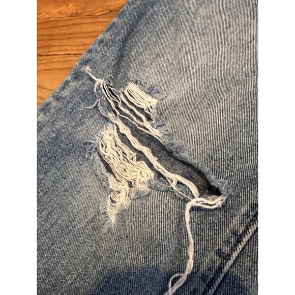 PacSun Embellished Mom Jeans –‎ Size 27 – Distressed & Patch Detail - Picture 9 of 11